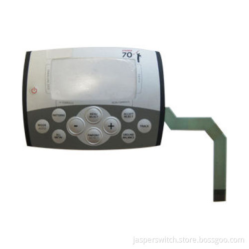 5-color Printing Membrane Switch with Flat Cable and Clear Window